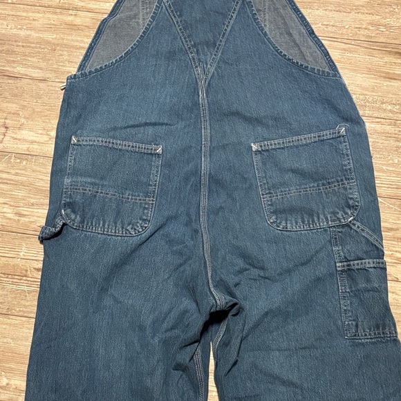 Carhartt R08 DNM Denim Blue Workwear Overalls 42x33 - Picture 13 of 16